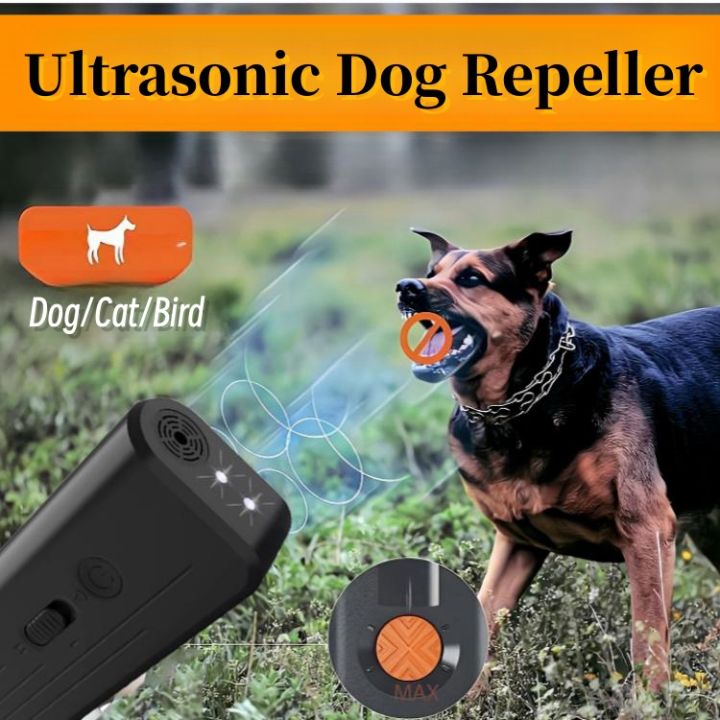 songni Ultrasonic Dog Repeller and Trainer LED Anti Barking Dog