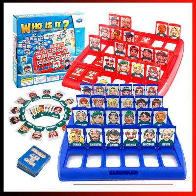 【มีในสต็อค】Who is it ？Board Game เกมกระดานคลาสสิกคือใครเกมทายคำสำหรับครอบครัวตลกๆของขวัญของเล่นเด็กสำหรับเด็ก