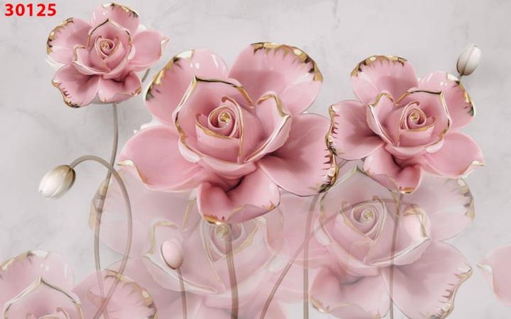 Tranh dán tường hoa hồng 3D là sự lựa chọn hoàn hảo để trang trí cho ngôi nhà của bạn thêm phần đẹp đẽ và sang trọng. Những bông hoa hồng xinh đẹp với hiệu ứng 3D sẽ tạo nên một không gian thật sự đặc biệt và đầy ấn tượng.