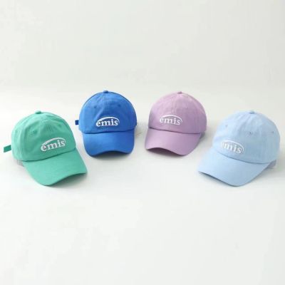 [SR-STUDIO] Emi Macaron หมวกแก๊ป ปักลายตัวอักษร สีมาการอง 69