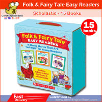 (In Stock) ใหม่ชุดนิทาน 15 เล่ม Scholastic Folk Fairy Tale Easy Readers Boxed set 15 Books