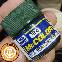 สีสูตรทินเนอร์ Mr.Color C124 Dark Green(Mitsubishi) Semi-Gloss 10ml