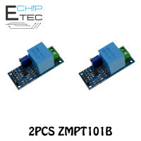 2ชิ้น ZMPT101B โมดูลเซ็นเซอร์แรงดันไฟฟ้าเอาท์พุต AC แบบเฟสเดียวที่ทำงานอยู่