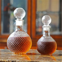 1000Ml Wineglasses Shot Glasses Vodka Bottle Whiskey Glass Bar Wine Carafe Vodka Ball Wine Decanter Diamond Wine Bottle Gift