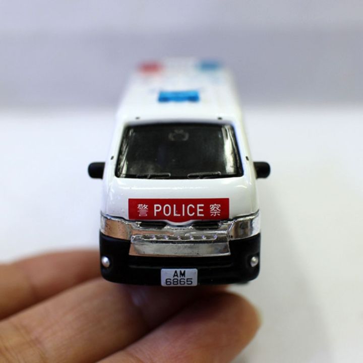 diecast-1-64-car-model-hiace-police-car-model-alloy-toyota-hiace-am6865-simulation-play-vehicle-adult-collection-gifts-for-boys