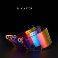 ❒๑ หมวกกันน็อค Visor สำหรับ ELIMINATOR Motorcycle Helmet Lens Windshield Shield Anti-UV