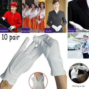 1/10Pairs Hot Sell Police Quilting Unisex Band Parades Catering