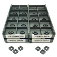 CCMT060204 CCMT09T304 CCMT09T308 IC907 / IC908 เครื่องมือกลึงภายในคาร์ไบด์แทรกเครื่องกลึงเครื่องมือ CNC Turning Insert