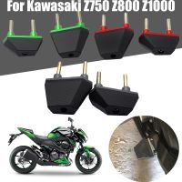 ☃☜สำหรับคาวาซากิ Z750 Z 750 2004-2014 Z1000 Z800 2013 Z 800 Z 1000อุปกรณ์เสริมรถจักรยานยนต์ป้องกันแฟริ่งกันล้มป้องกันการชน