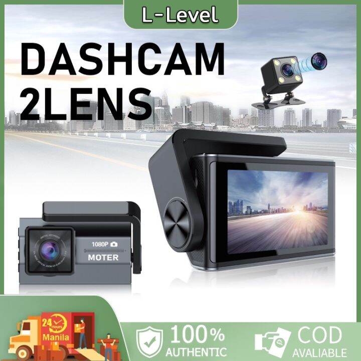 【on sale】 Dashcam 1080P Dash Cam For Car With Night Vision Front And