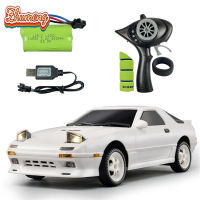 Zhumeng LDRC RX7 LD1802 1/18รถดริฟต์ด้วยเครื่องบังคับวิทยุ2.4G 2WD รถ RC กับไฟ LED 10 Km/h ชาร์จได้ดริฟท์การแข่งรถรถสำหรับของขวัญเด็กชายหญิง