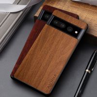 Case For Google Pixel 7 Pro 7A coque simple unique design lightweight wood pattern pu leather Cover for google pixel 7 pro case