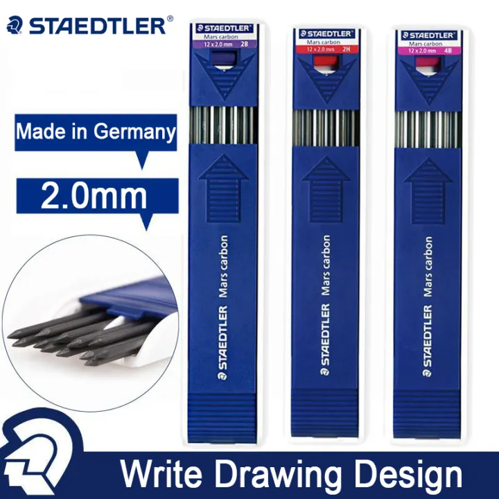 Staedtler 2.0mm Automatic Mechanical pencil Leads HB/2B/4B Pencil