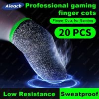 20Pcs New Finger Cover Game Controller For PUBG Sweat Proof Non-Scratch Sensitive Touch Screen Gaming Finger Thumb Sleeve Gloves