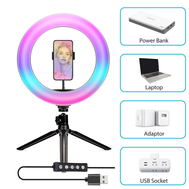 led-ring-light-dimmable-rgb-video-lights-with-stand-tripods-160cm-phone-holder-lamp-for-tiktok-youtube-lampara-led-estudio
