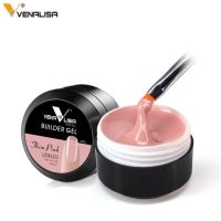 CANNI Supply Builder Gelแพคเกจใหม่Venalisa 15เจลทาเล็บ12สีเจลสำหรับส่วนต่อเล็บเล็บเจลอำพรางยืดเวลา