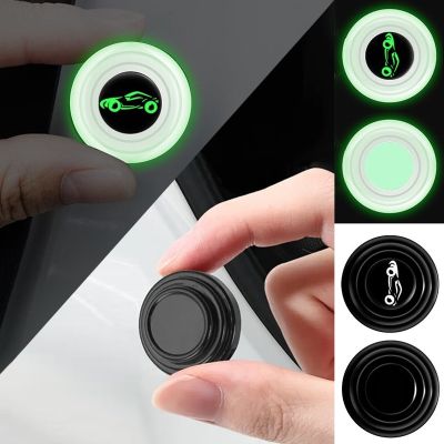 New 4pcs Car Door Shock For Shockproof Absorbing Gasket Car Trunk Sound Insulation Pad Universal Thickening Cushion Stickers Tapestries Hangings