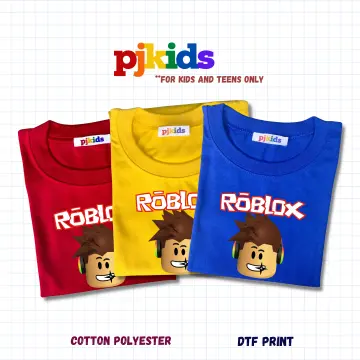 7COLOR ROBLOX GAME GAMER COTTON TSHIRT 1-10 YEARS OLD UNISEX TOPS SHIRTS  BOYS GIRLS KID BABY TEENS ANIME SHIRT TOPS TEE TEES T-SHIRT T-SHIRTS SHIRT  SHIRTS SUMMER CLOTHING TANK TOP CLOTHING XMAS