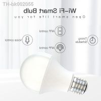 ❄✿ Dimmable Timing Control Smart Light Bulb 9w Led Light Bulb Work With Alexa Google Home Wifi Bulb Voice Control E27 E26 B22