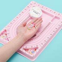 【YF】 Grânulo placa de design beading bandeja diy artesanato ferramenta em forma u canais para menina colar miçangas jóias fazendo