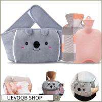 UEVOQB SHOP 1200มล. กระเป๋าใส่น้ำร้อน นุ่มนุ่มๆ ฤดูหนาวฤดูใบไม้ร่วงฤดูหนาว ขวดน้ำร้อนน้ำร้อน แบบพกพาได้ ตุ๊กตาผ้าพลัฌ กระเป๋าใส่น้ำอุ่น คอไหล่หลังมือขาเอว