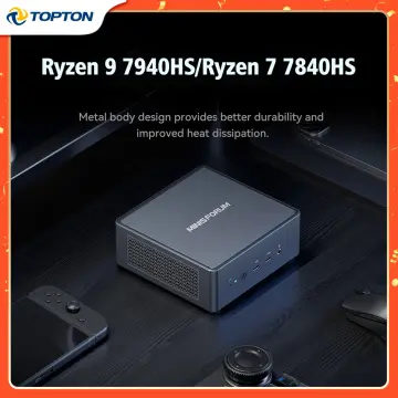 Morefine New AMD Mini PC Gamer M600 Ryzen 9 7940HS Mini Desktop Computer  2xDDR5 2xPCIe4.0 2x2.5G LAN Windows 11 HTPC WiFi6 BT5.2