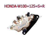 ปั้มดิสเบรคหน้า(ล่าง)พร้อมขาคาลิบเปอร์ NISIN 2 PORT สำหรับ HONDA-W100/S/N  W125/S/R/i  สีทอง งานสุดเทพ 10A