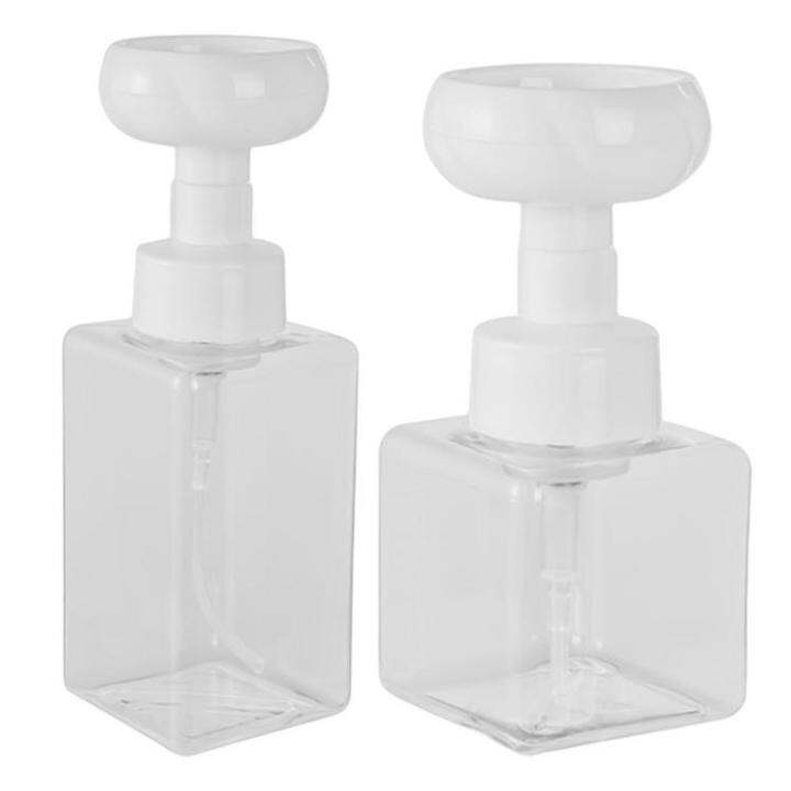 Foam Soap Dispenser 450ml Flower Shaped Foam Refillable Hand Soap Dispenser Empty Foam Liquid 8845