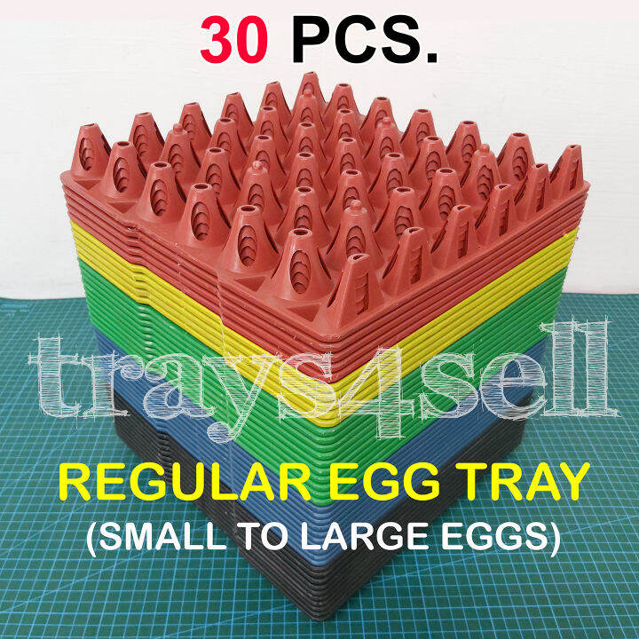 30 pcs Egg Tray REGULAR Heavy Duty Reusable Plastic Lazada PH
