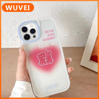 Love Bear Case Compatible for IPhone 11 Pro 13 12 X XR XS Max SE 2020 6 6S 7 8 Plus  Soft Transparent TPU Silicone Phone Covers Soft Casing