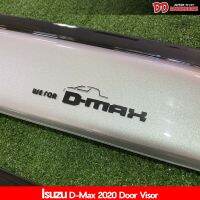 กันสาด Dmax 2020 2021 2022 สีบรอน์เงิน 2ประตู+แค๊ป 4 ชิ้น