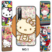 Casing หรับ OPPO A91 F15 A81 A92 A72 A52 A93 A94 Reno 2 2Z 2F 3 4 5 5K 6 4Z 6Z Lite Pro Plus A92S ni70 Hello Kitty Pattern Phone เคสโทรศัพท์