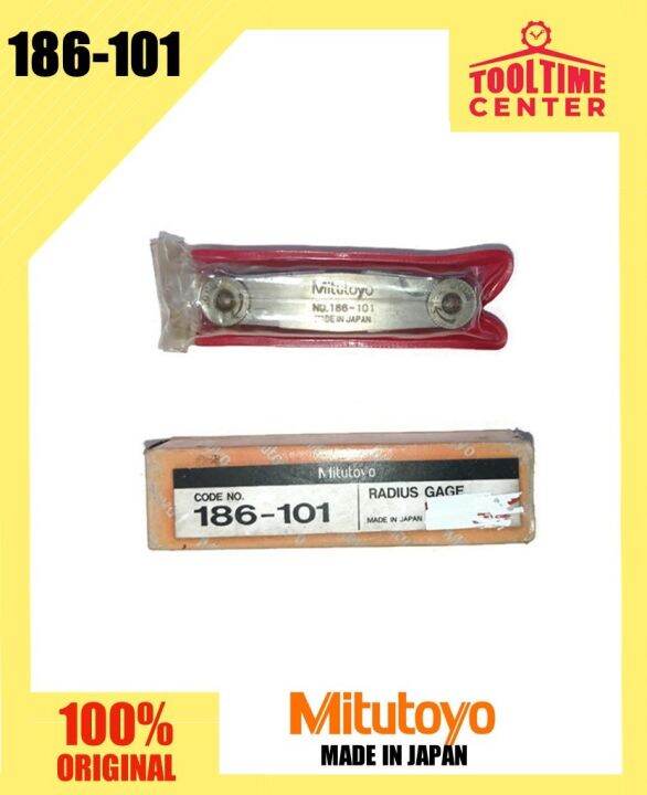 Mitutoyo Radius Gage 1/32 1/4" 15 pairs Model 186101 Made in Japan Lazada PH