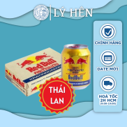 Thùng 24 Lon Nước Tăng Lực Bò Cụng Nhập Thái Lan Red Bull Bổ Sung Năng