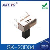 Special Offers 20PCS SK-23D04 (2P3T) Handle Height 9Mm 3-Gear Toggle Switch 4 Fixed Pins 8-Pin Horizontal