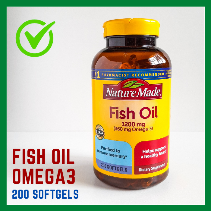 Nature Made Fish Oil 1200mg 200 Softgels Lazada PH