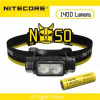 NITECORE NU50 Headlamp Lightweight Rechargeable White Red Light Outdoor Camping Headlight Built-in 4000mAh Battery Rechargeable  Flashlights