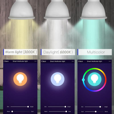 Zigbee Smart Home LED Bulb Spot Night Light Lamp 5W GU10 RGBCW For Philips Huee Tuya Smartthings Works Alexa Google Assistant
