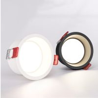 [IPML] หรี่แสงได้ป้องกันแสงจ้า LED ปิดภาคเรียน Downlight7W 9วัตต์12วัตต์15วัตต์18วัตต์20วัตต์รอบสีขาว LED เพดานสปอตไล AC220v พื้นหลังในร่มแสง