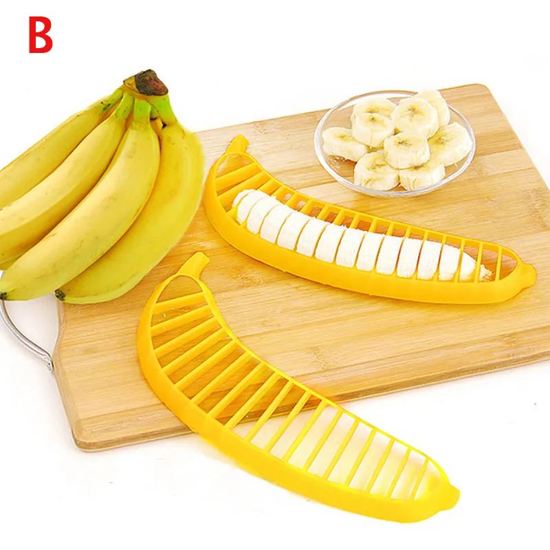 Willstar Stainless steel Banana Cucumber Sausage Slicer Cutter Kitchen  Handy Tool