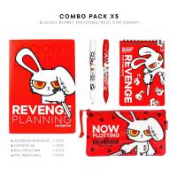 เซ็ทเครื่องเขียน Bloody Bunny Revenge Red