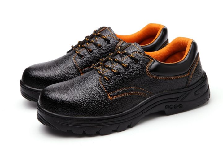 รองเท้าเซฟตี้-รองเท้าหัวเหล็กพื้นเหล็ก-หนังแท้-พื้น-pu-เบา-สวย-คุณภาพสูง-ราคากันเอง-รองเท้า-เซฟตี้-safety-shoes-size-39-44