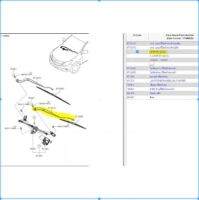 UF9P67321D ก้านปัดน้ำฝนฝั่งซ้าย ผู้โดยสาร มาสด้า Mazda BT-50 Pro ปี2015 - 2020 /แท้เบิกศูนย์ (MST)