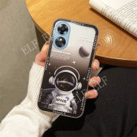 ปลอกโทรศัพท์มือถือ TPU นิ่ม2023ใสดูหรูหรา OPPO A78เคสโทรศัพท์มีลายนักบินอวกาศ5G สำหรับ Oppo A78 Reno 8T 4G 5G ทึ่คลุมโทรศัพท์ใสซิลิโคนกันกระแทก OPPOA78 RENO8T 5G