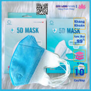 Khẩu trang 5D, mask Cửu Long, hàng chính hãng công ty Cửu Long