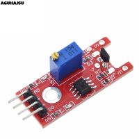 【❖New Hot❖】 zhangxia ชุดอุปกรณ์สำหรับ Arduino Diy เซ็นเซอร์โมดูลวัดความเร็วสวิตช์ห้องโถงแม่เหล็กเชิงเส้น Ky-024 4pin อิเล็กทรอนิกส์อัจฉริยะ