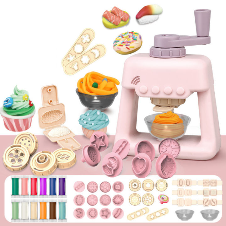 little-toys-ชุดของเล่นโคลนสี-แป้งโดว์-ดินเบาเด็ก-ของเล่นทำอาหาร-ชุดแป้งโดว์-ของเล่นเด็ก-diy