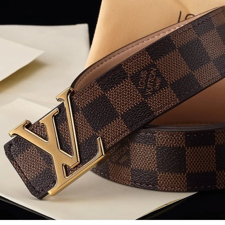 [Ready Stock ] LV belt men and women couples original factory with the same  paragraph belt