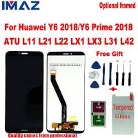 【✲High Quality✲】 xuexin Imaz สำหรับ Huawei Y6 Y6 Prim/ Y6 Pro หน้าจอดิจิตอลสัมผัสหน้าจอ Lcd สำหรับ Huawei Honor 7a L11แอลซีดี L21 Lx1 L22แอลซีดี