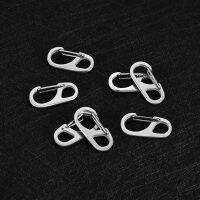 5Pcs/Lot D3 mini Stainless Steel Spring Carabiner D Shaped Paracord Buckle EDC Backpack Clasp Snap Hook Keychain SF Clip